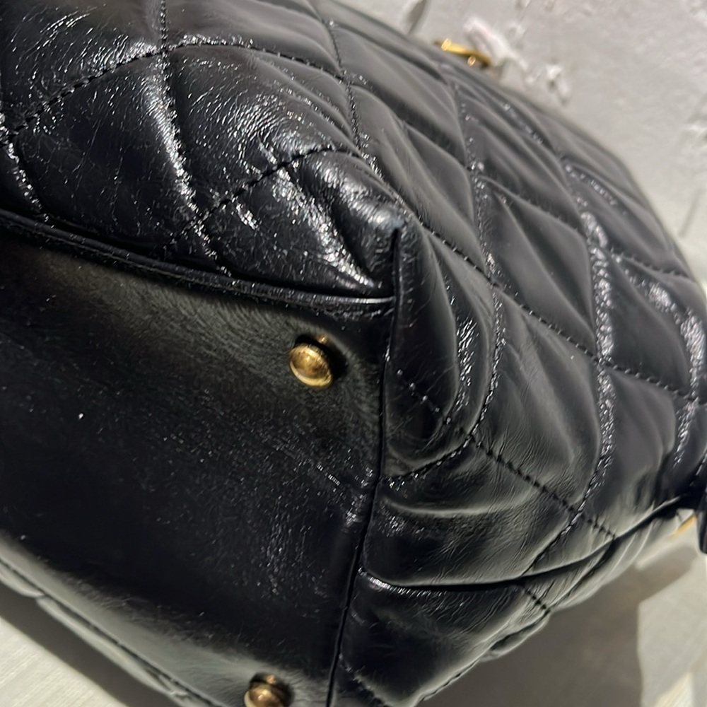 CHANEL CC GHW Chain Hand Shoulder Bag Calfskin Leather#18207685 Black - Picture 8 of 15